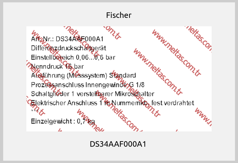 Fischer-DS34AAF000A1 