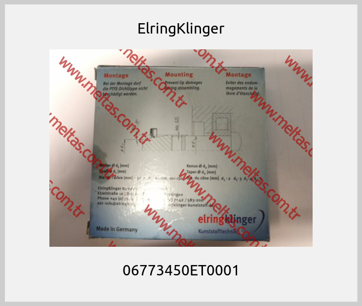 ElringKlinger - 06773450ET0001