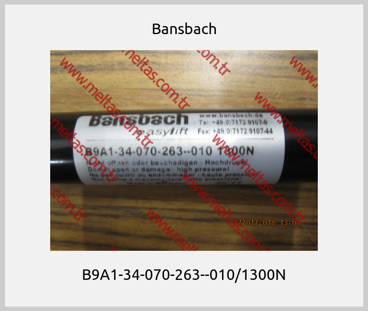 Bansbach - B9A1-34-070-263--010/1300N