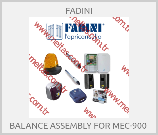 FADINI - BALANCE ASSEMBLY FOR MEC-900 