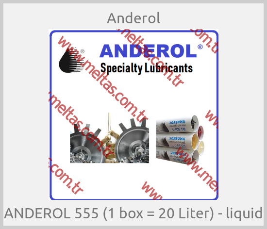 Anderol - ANDEROL 555 (1 box = 20 Liter) - liquid