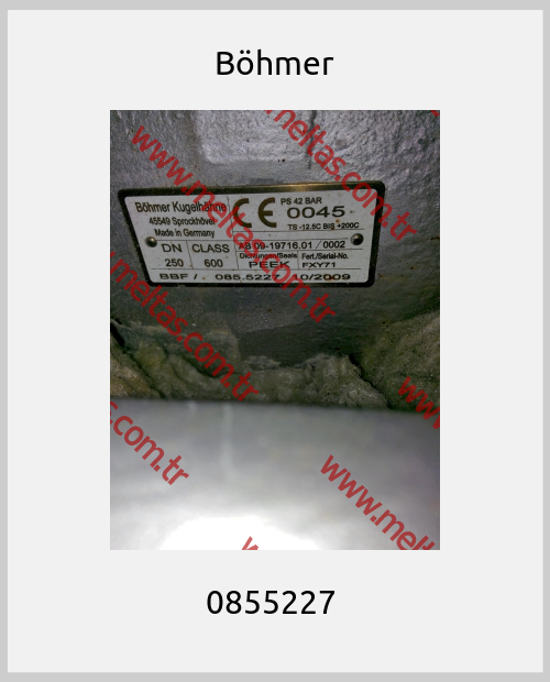 Böhmer - 0855227 