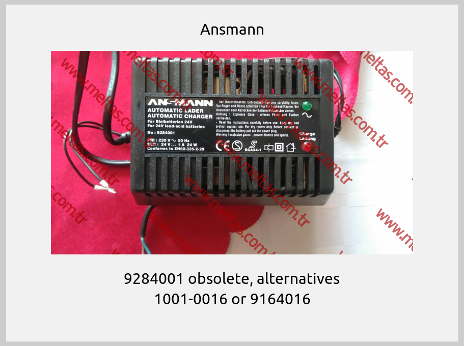 Ansmann - 9284001 obsolete, alternatives 1001-0016 or 9164016