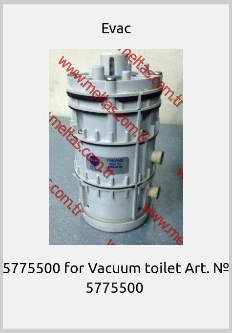 Evac - 5775500 for Vacuum toilet Art. № 5775500 