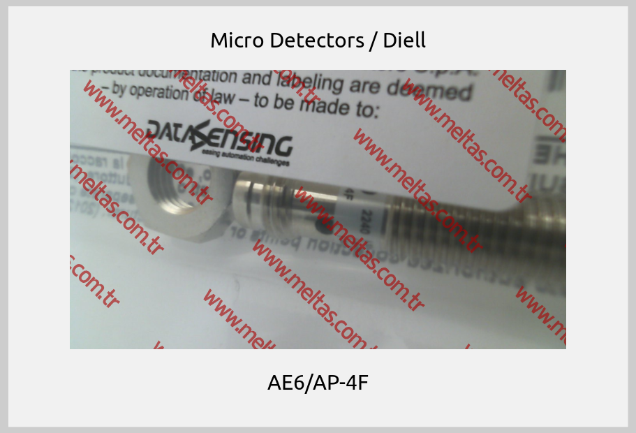 Micro Detectors / Diell - AE6/AP-4F