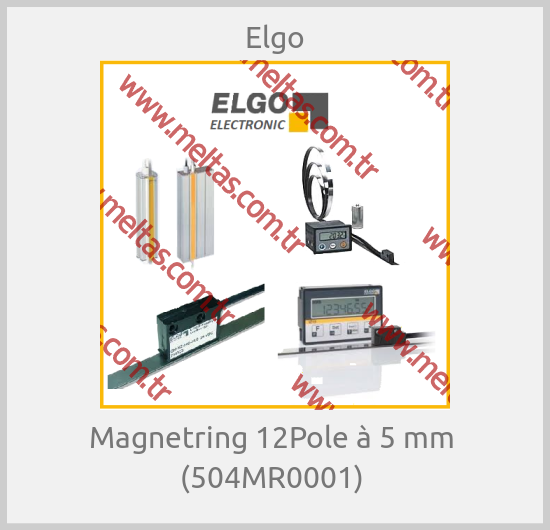 Elgo - Magnetring 12Pole à 5 mm  (504MR0001) 
