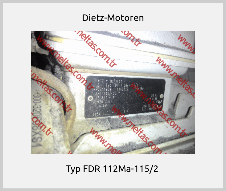 Dietz-Motoren - Typ FDR 112Ma-115/2 