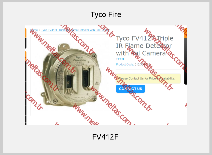 Tyco Fire - FV412F 