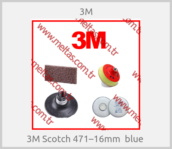3M - 3M Scotch 471–16mm  blue 