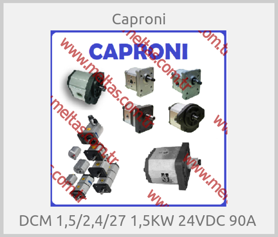 Caproni - DCM 1,5/2,4/27 1,5KW 24VDC 90A 