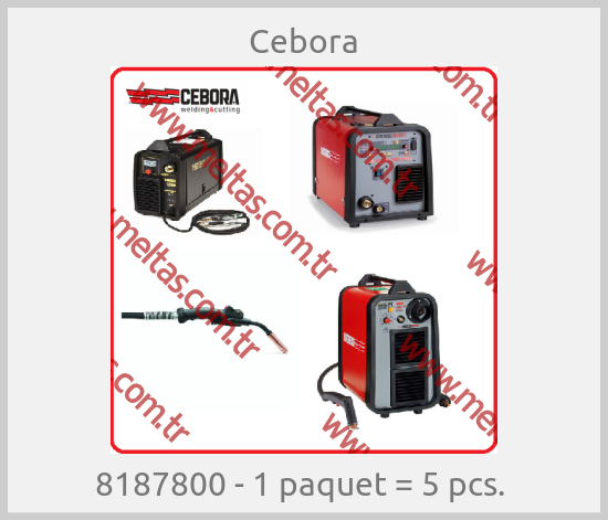 Cebora-8187800 - 1 paquet = 5 pcs. 