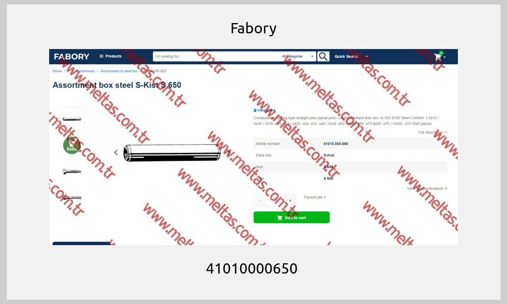 Fabory-41010000650 