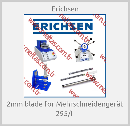 Erichsen - 2mm blade for Mehrschneidengerät 295/I 