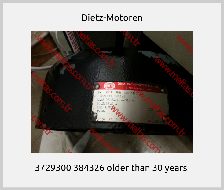 Dietz-Motoren - 3729300 384326 older than 30 years 