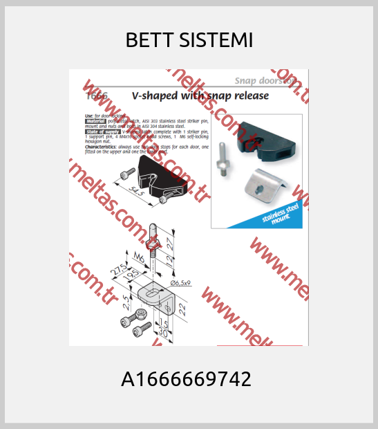 BETT SISTEMI - A1666669742 