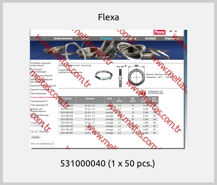 Flexa - 531000040 (1 x 50 pcs.) 