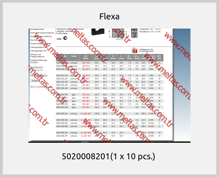Flexa-5020008201(1 x 10 pcs.) 