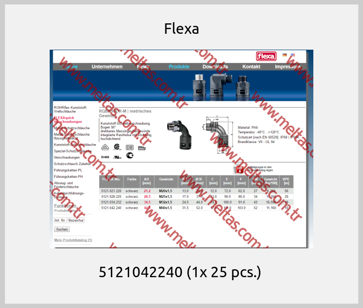 Flexa - 5121042240 (1x 25 pcs.) 