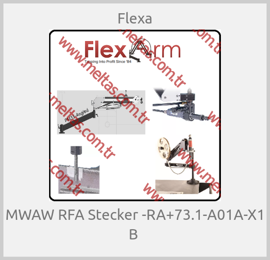 Flexa - MWAW RFA Stecker -RA+73.1-A01A-X1 B 