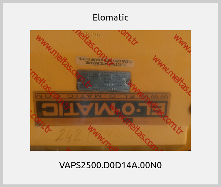 Elomatic - VAPS2500.D0D14A.00N0