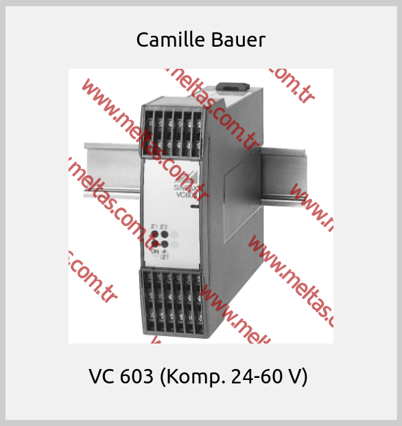 Camille Bauer - VC 603 (Komp. 24-60 V) 