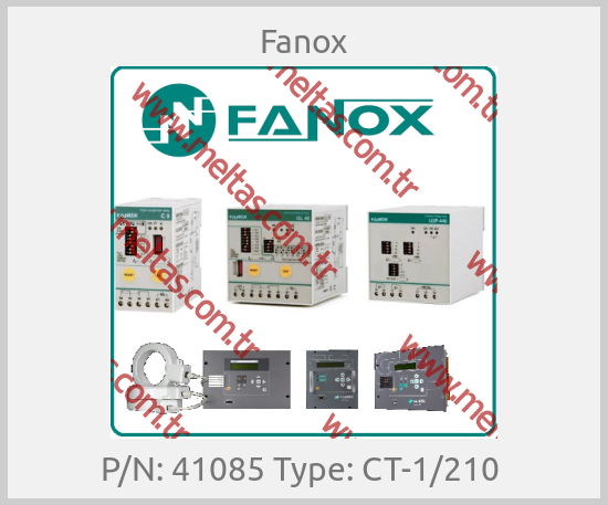 Fanox - P/N: 41085 Type: CT-1/210 