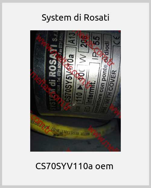System di Rosati-CS70SYV110a oem 