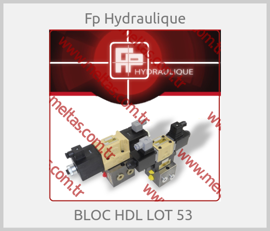 Fp Hydraulique - BLOC HDL LOT 53 