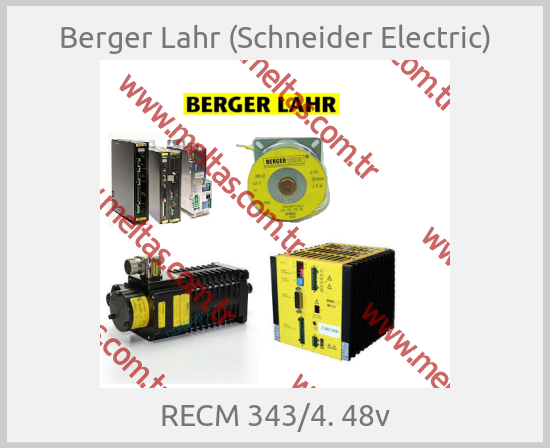 Berger Lahr (Schneider Electric) - RECM 343/4. 48v