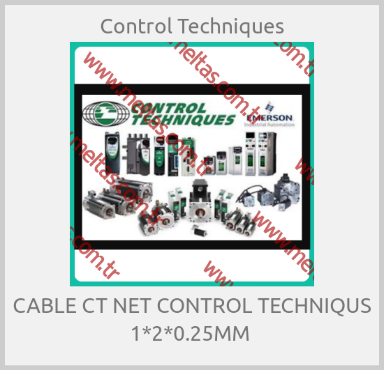 Control Techniques - CABLE CT NET CONTROL TECHNIQUS 1*2*0.25MM 