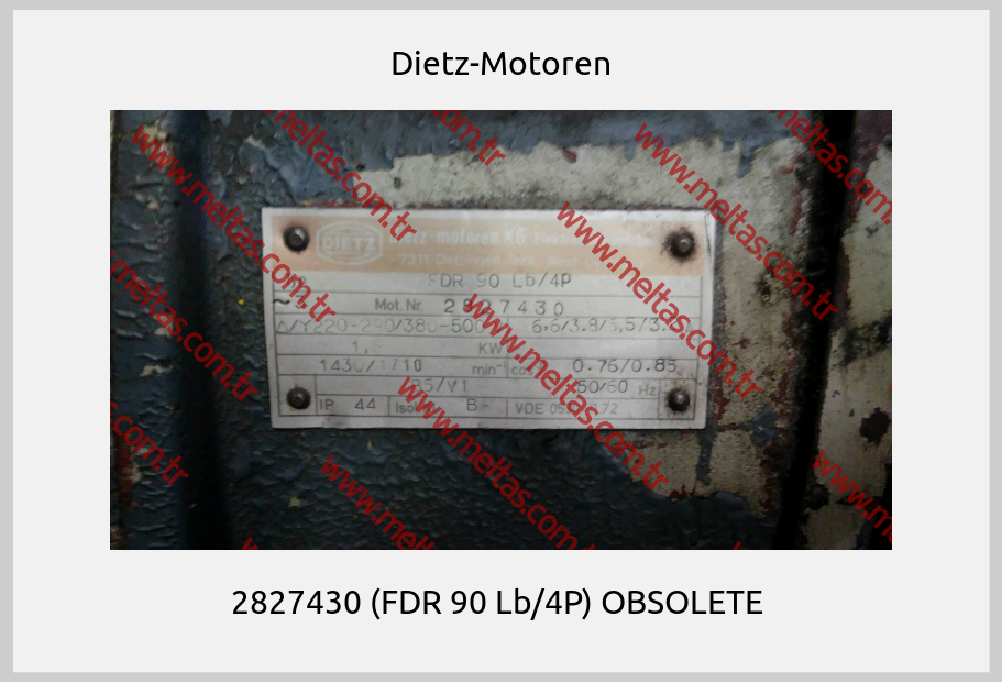 Dietz-Motoren-2827430 (FDR 90 Lb/4P) OBSOLETE 