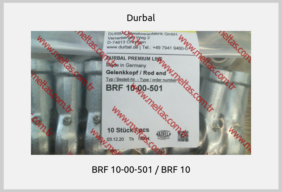 Durbal - BRF 10-00-501 / BRF 10