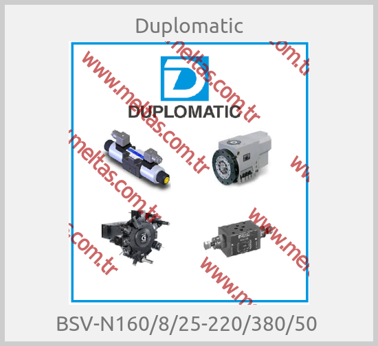 Duplomatic - BSV-N160/8/25-220/380/50 