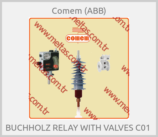 Comem (ABB) - BUCHHOLZ RELAY WITH VALVES C01 