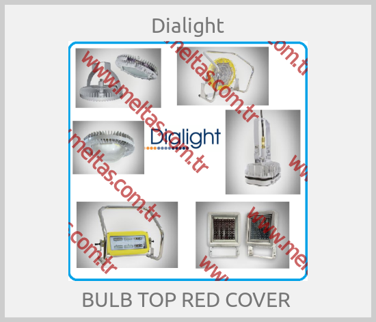 Dialight-BULB TOP RED COVER 