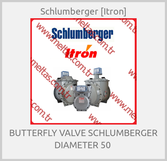 Schlumberger [Itron] - BUTTERFLY VALVE SCHLUMBERGER DIAMETER 50 