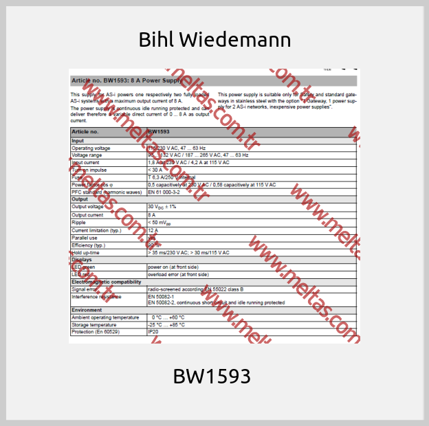 Bihl Wiedemann - BW1593 