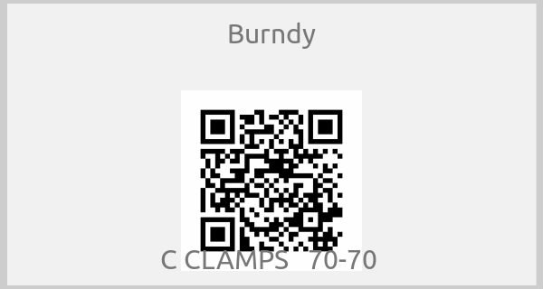 Burndy - C CLAMPS   70-70 