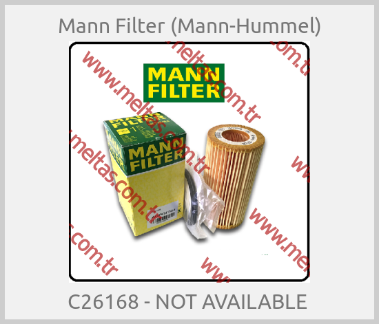 Mann Filter (Mann-Hummel) - C26168 - NOT AVAILABLE 