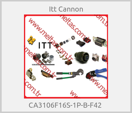 Itt Cannon-CA3106F16S-1P-B-F42 