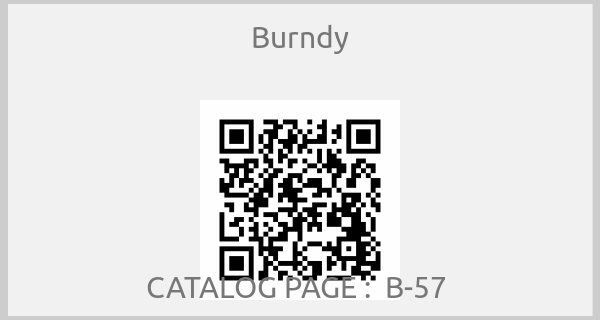 Burndy - CATALOG PAGE :  B-57 