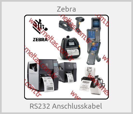 Zebra - RS232 Anschlusskabel 