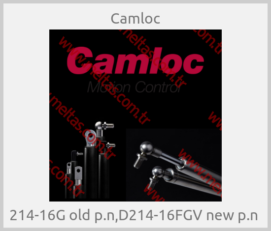 Camloc - 214-16G old p.n,D214-16FGV new p.n 