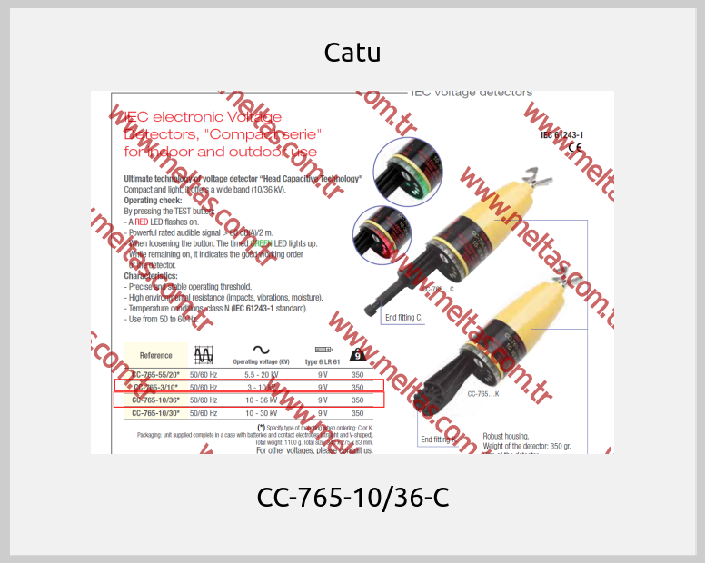 Catu - CC-765-10/36-C