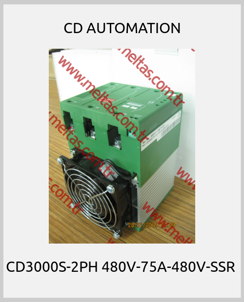 CD AUTOMATION - CD3000S-2PH 480V-75A-480V-SSR 