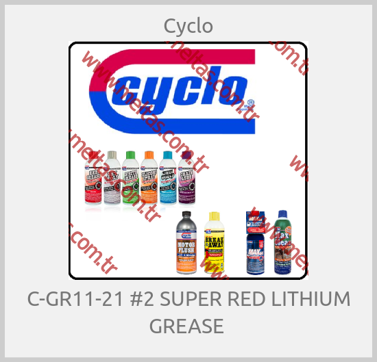 Cyclo - C-GR11-21 #2 SUPER RED LITHIUM GREASE 