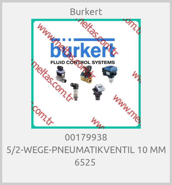 Burkert - 00179938 5/2-WEGE-PNEUMATIKVENTIL 10 MM 6525 