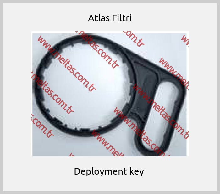 Atlas Filtri - Deployment key 