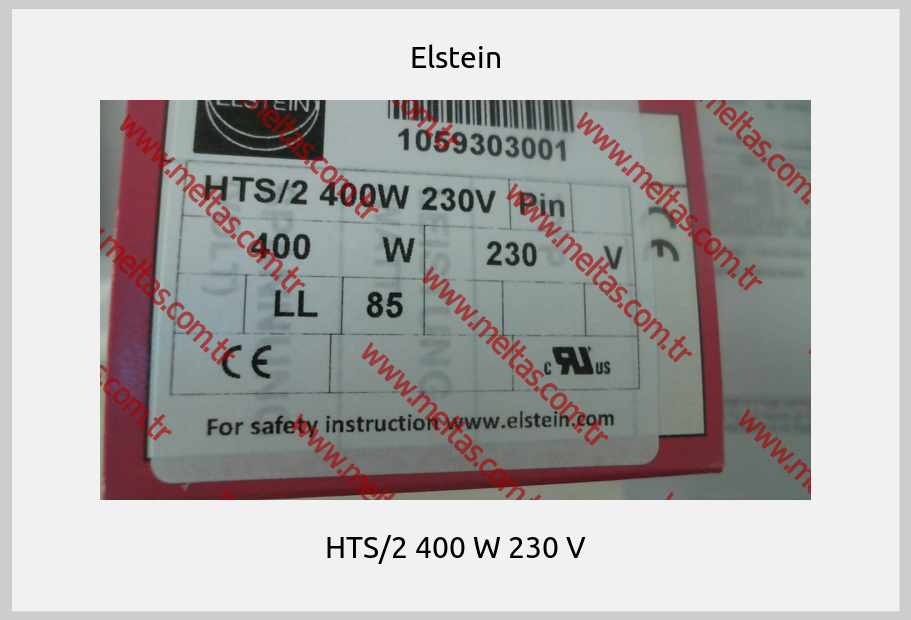 Elstein - HTS/2 400 W 230 V