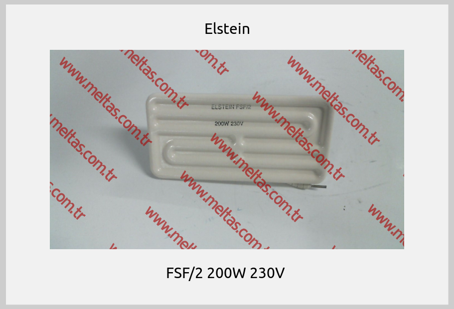 Elstein - FSF/2 200W 230V 